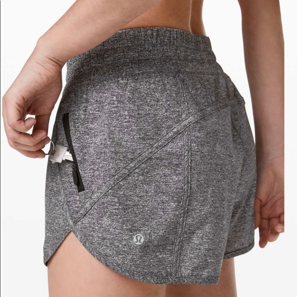 Lululemon Tracker Short V *4" Heather Lux Black 4 - Picture 2 of 7